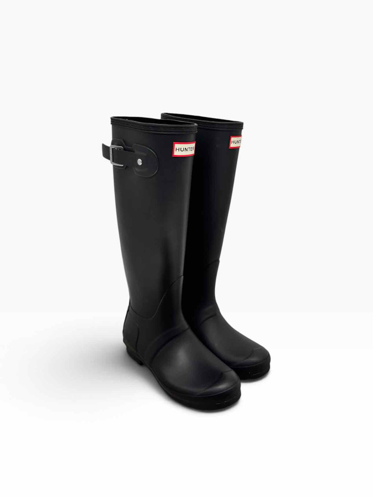 Hunter Original Tall Matte Black Rain Boots Shoe Size 6 **NEW**