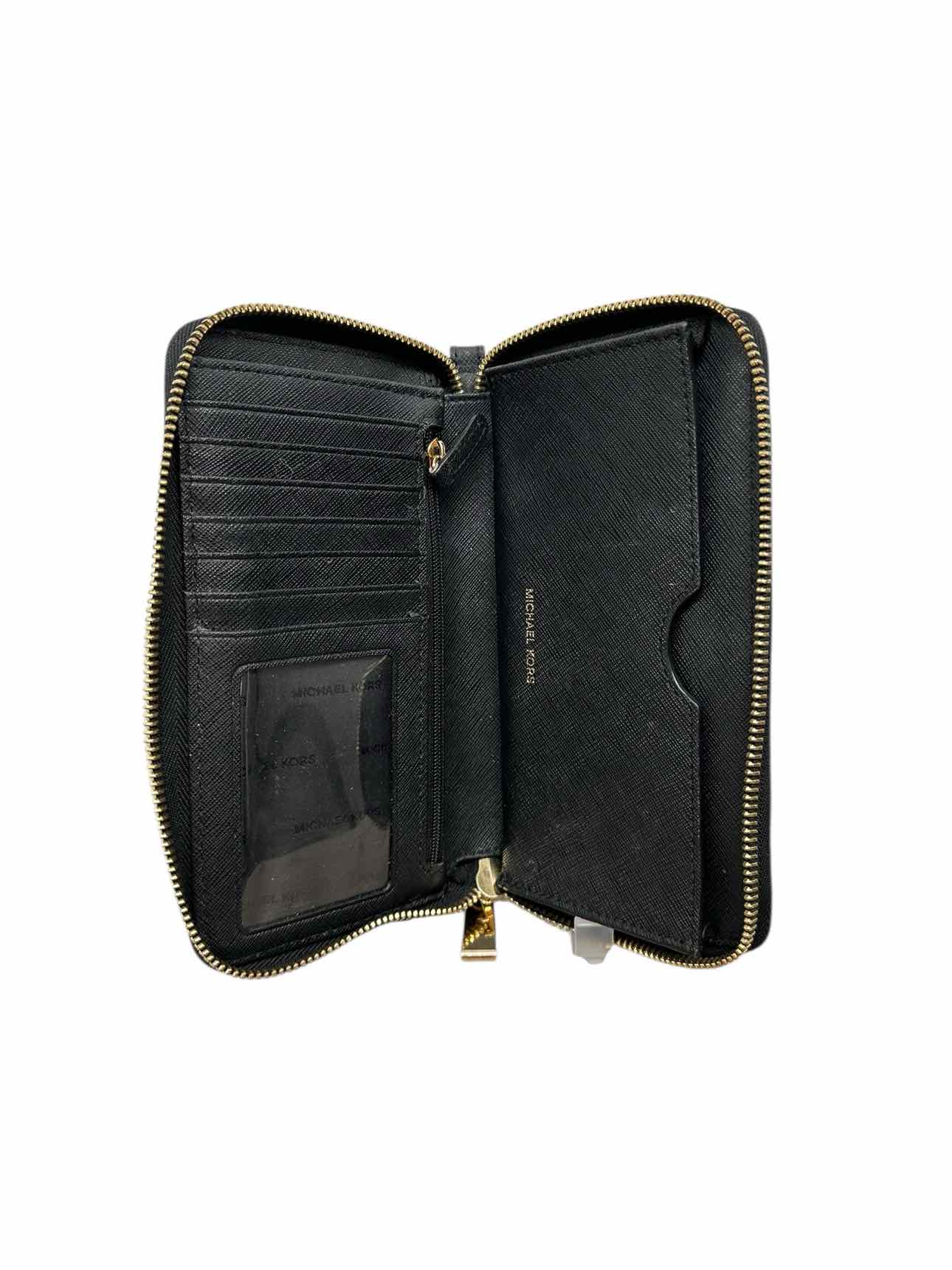 Michael Kors Black Jet Set Wristlet Wallet