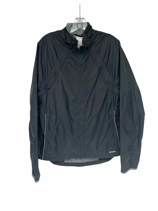Fitness Gear Black Convertible Rain Jacket/Vest Size L
