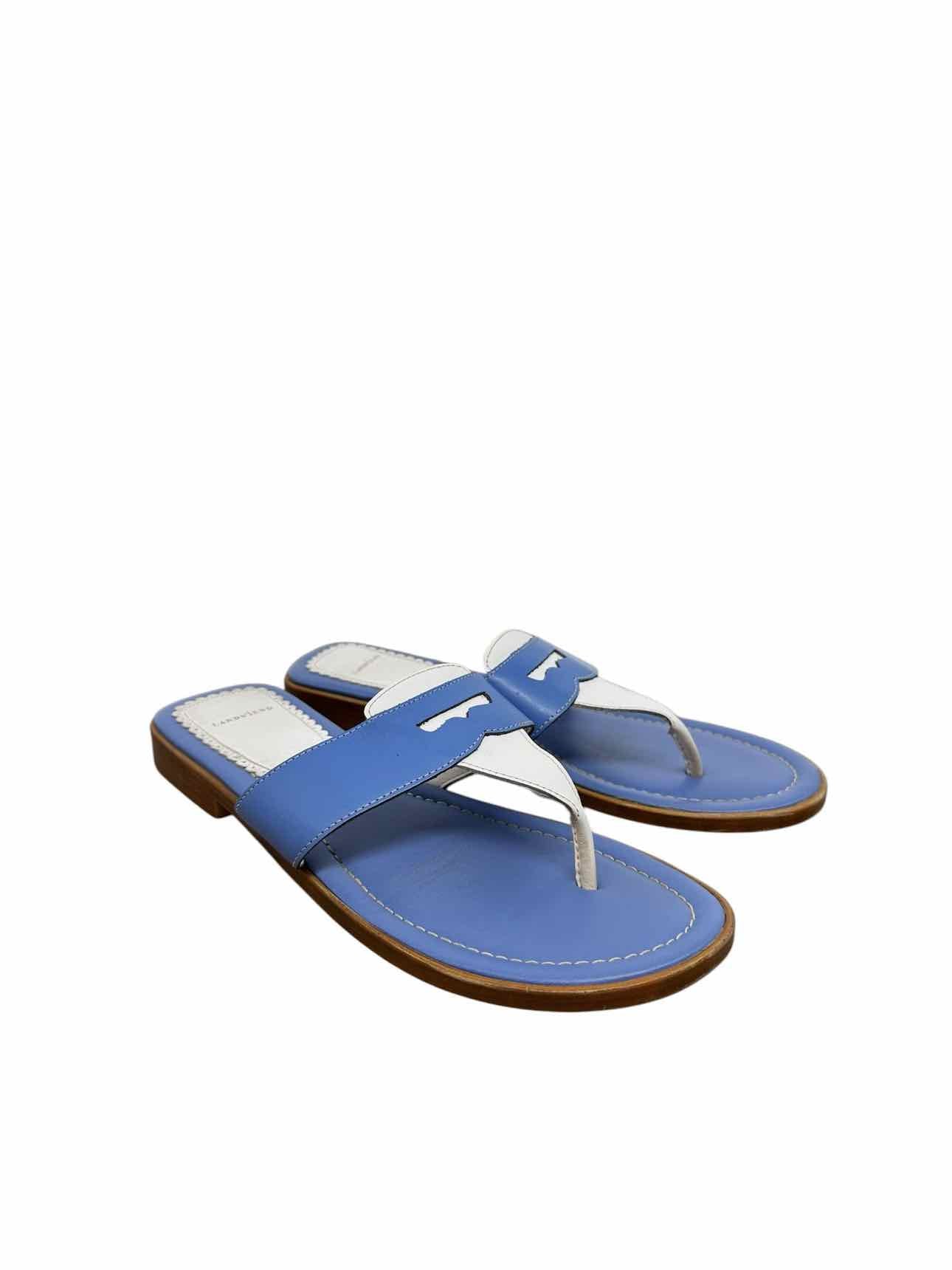 Land's End Blue Sandals Shoe Size 8