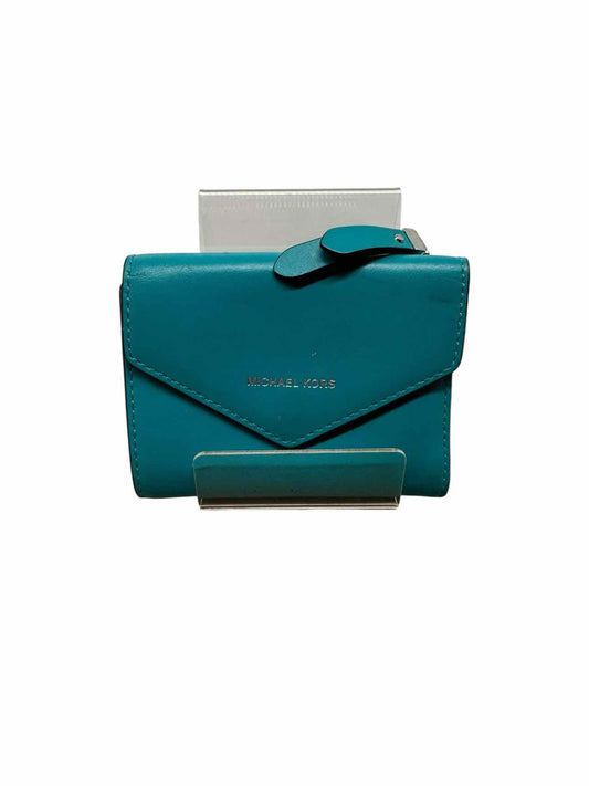Michael Kors Small Envelope Wallet in Teal