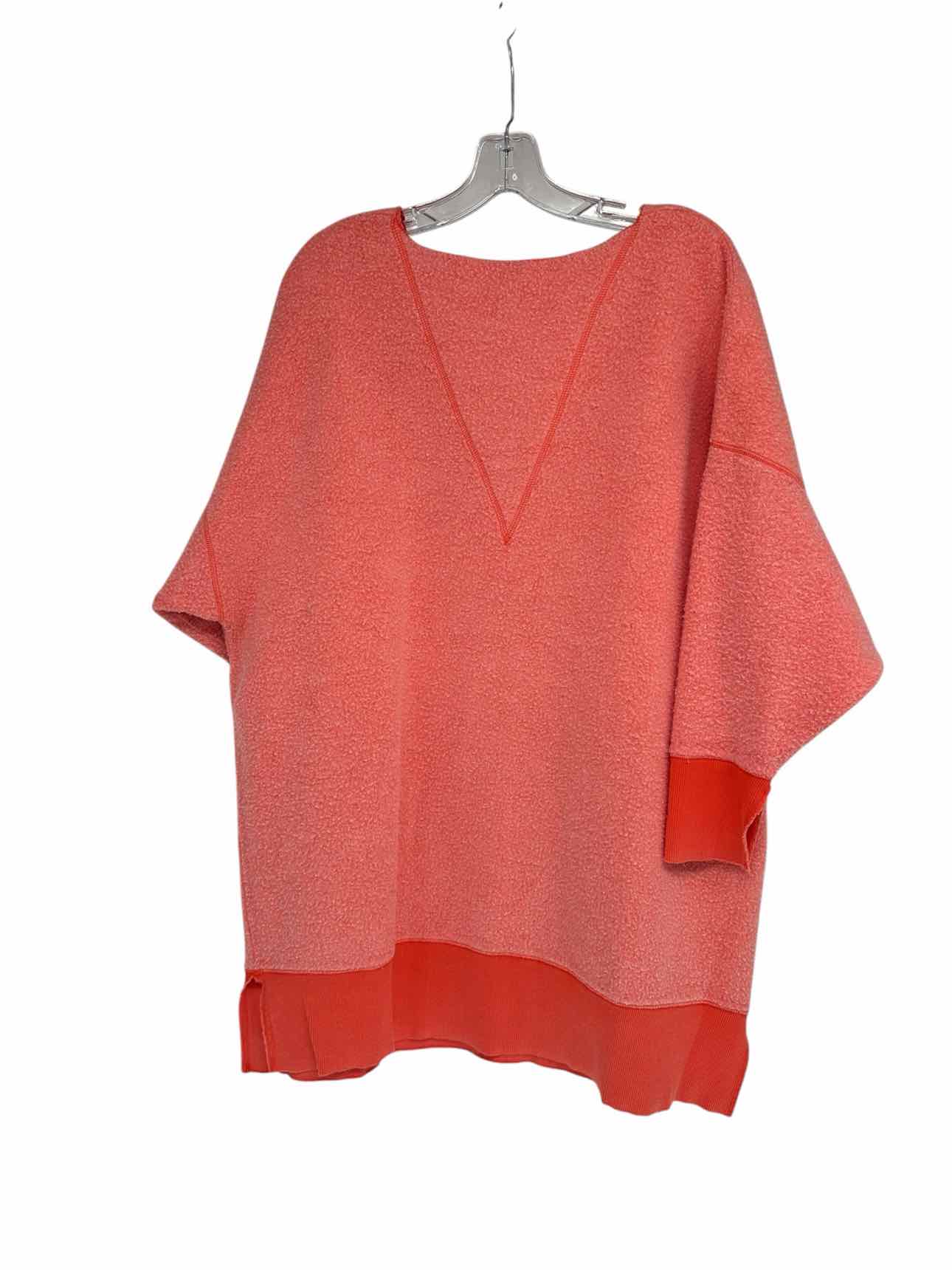 Intimitely by Free People All About It Sweatshirt Coral Size S