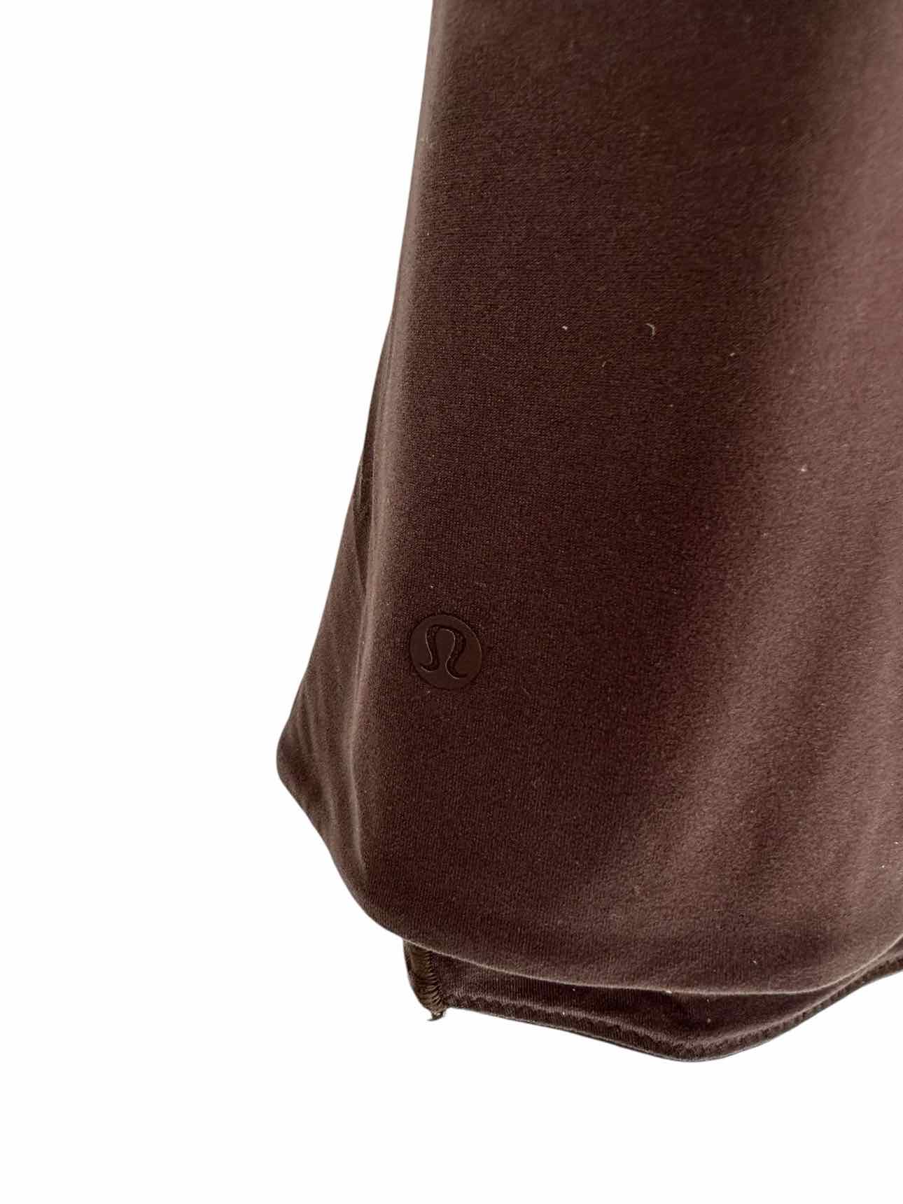 Lululemon Brown Wundermost Ultra Soft Nulu Mock Neck Size 2