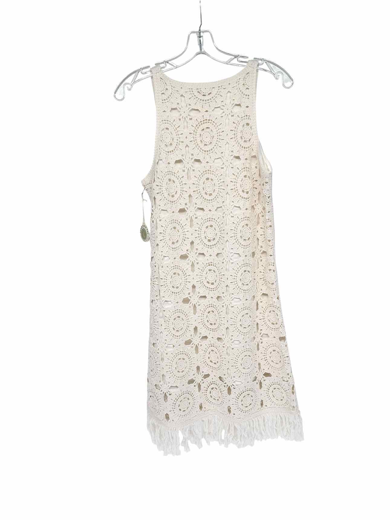 Spartina 449 Jana Crochet Dress Coconut Milk Size S **NEW**