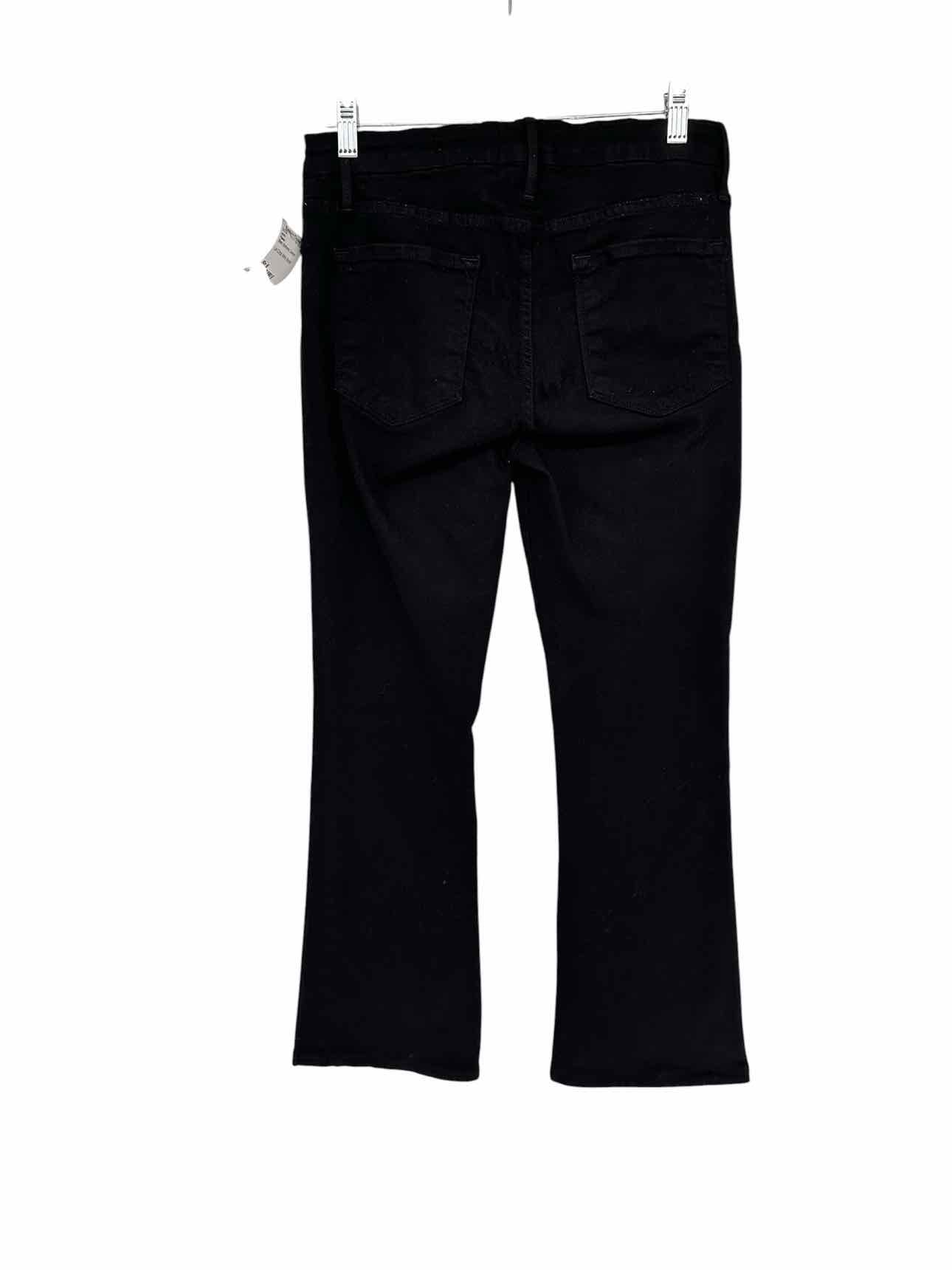 Frame Black Le Crop Mini Boot Jeans Size 6