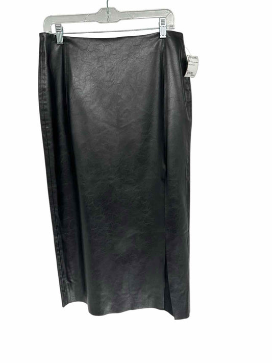Zara Black Midi Pencil Skirt Size L