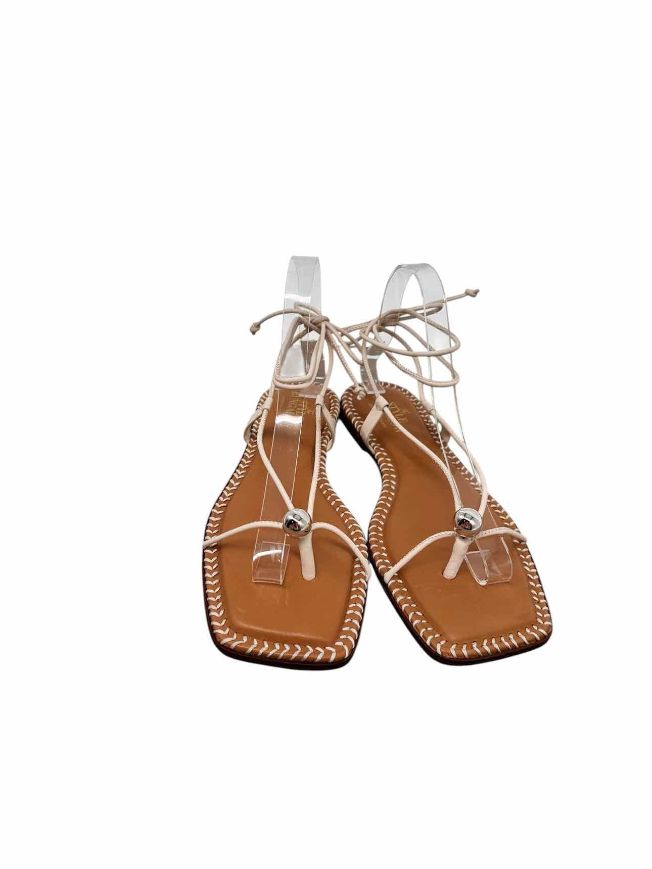 Antonio Melani The Style Bungalow Clarke Wrap Sandal Off-white Shoe Size 8.5 **NEW**