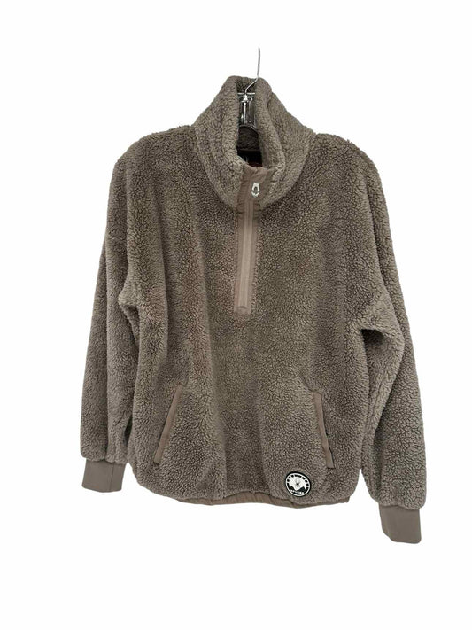 Spyder Taupe Half-Zip Fleece Size S