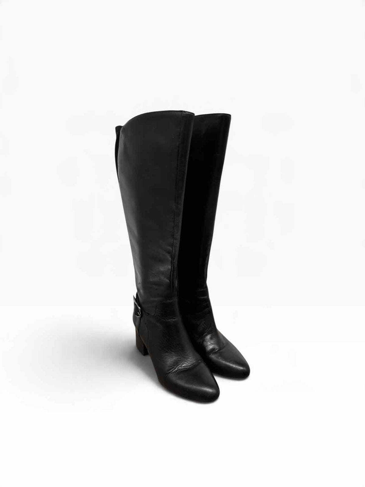 Anne Klein Honesty Tall Boots Black Shoe Size 6