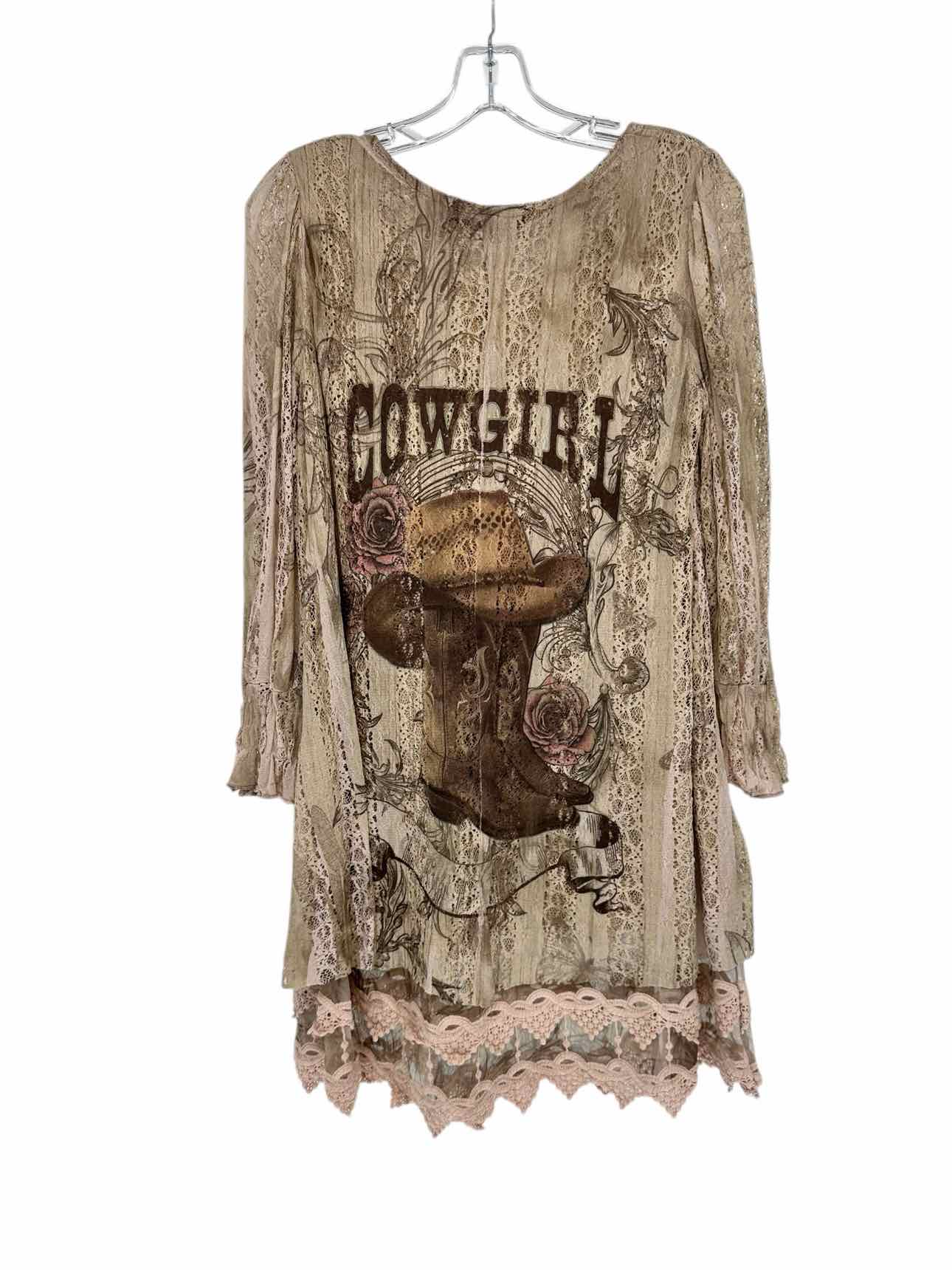 Origami Beige Size M Long Sleeve