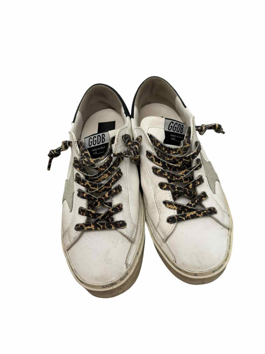 Golden Goose Size 9.5 Hi-Star Sneakers