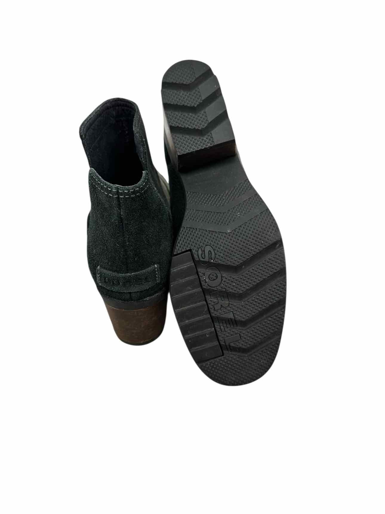 Sorel Cate Cut Out Bootie Black Shoe Size 6.5