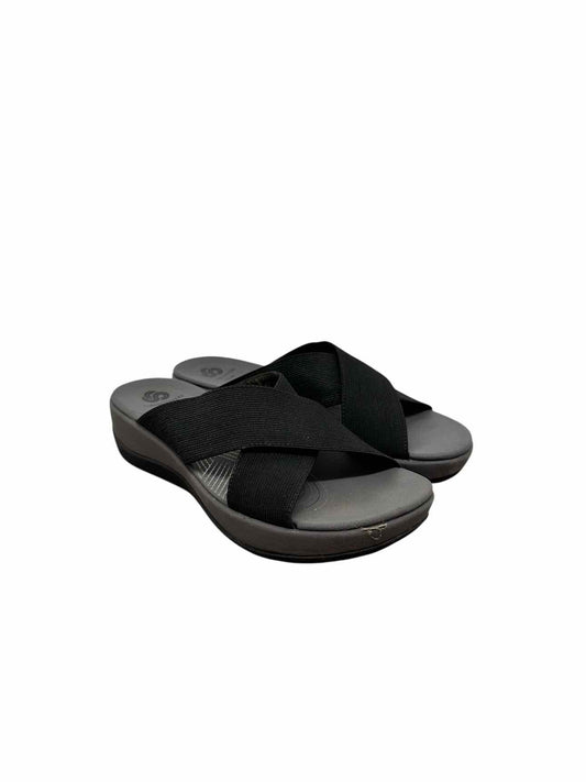Clarks Arla Elin Black Sandals Shoe Size 7