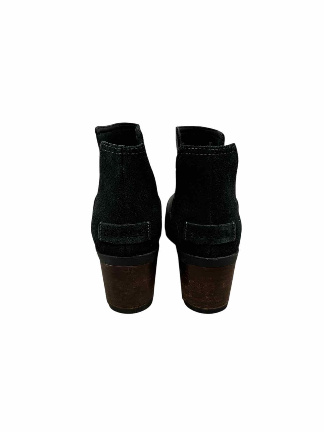 Sorel Cate Cut Out Bootie Black Shoe Size 6.5