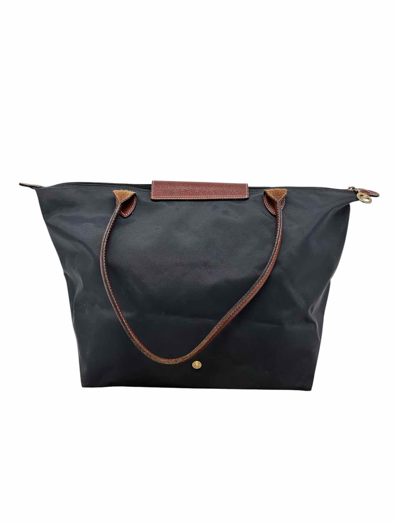 Longchamp Le Piliage Tote w/ Leather Trim