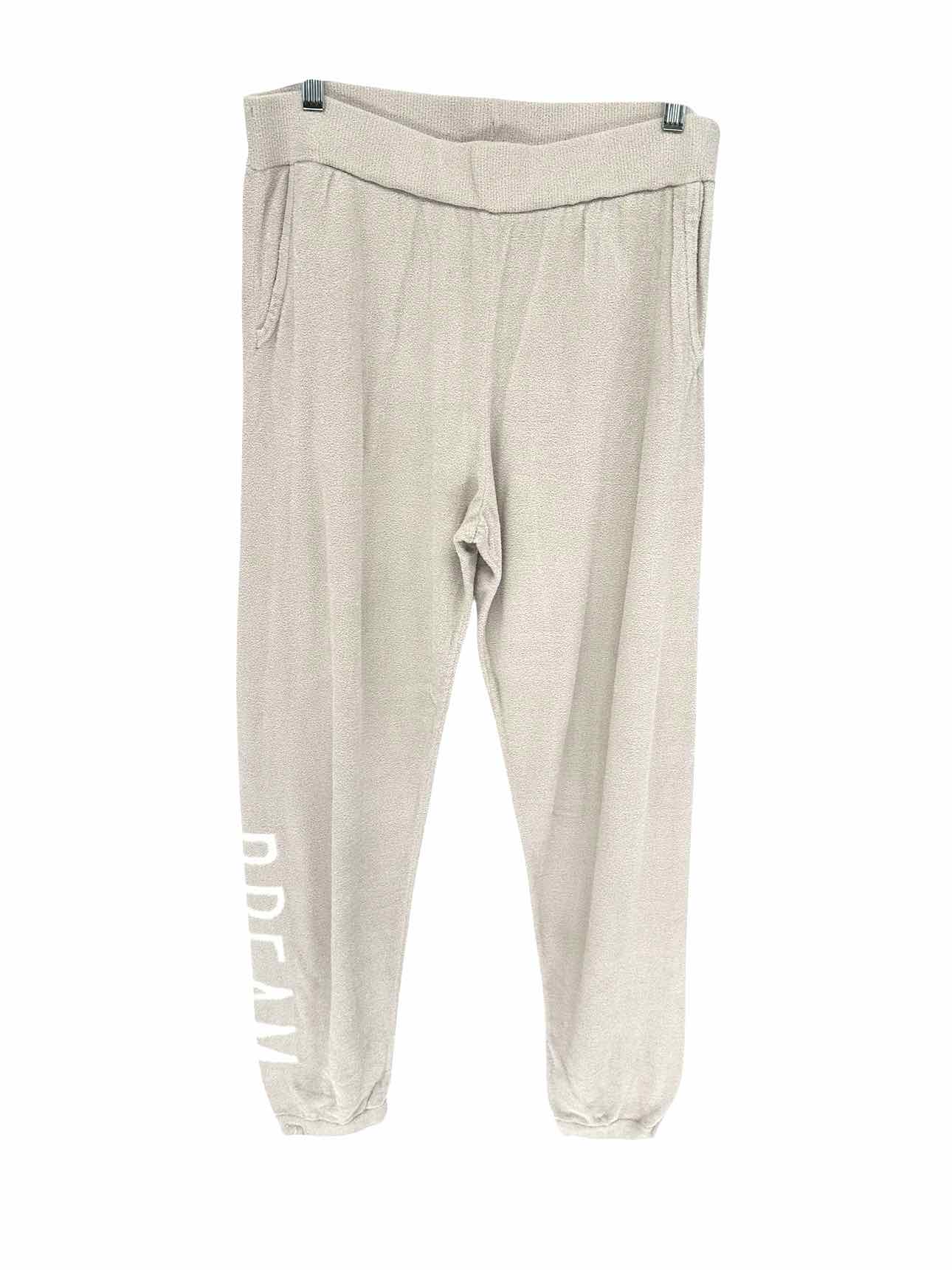 Barefoot Dreams Cozychic Ultra Lite Off-White Sweatsuit Size L