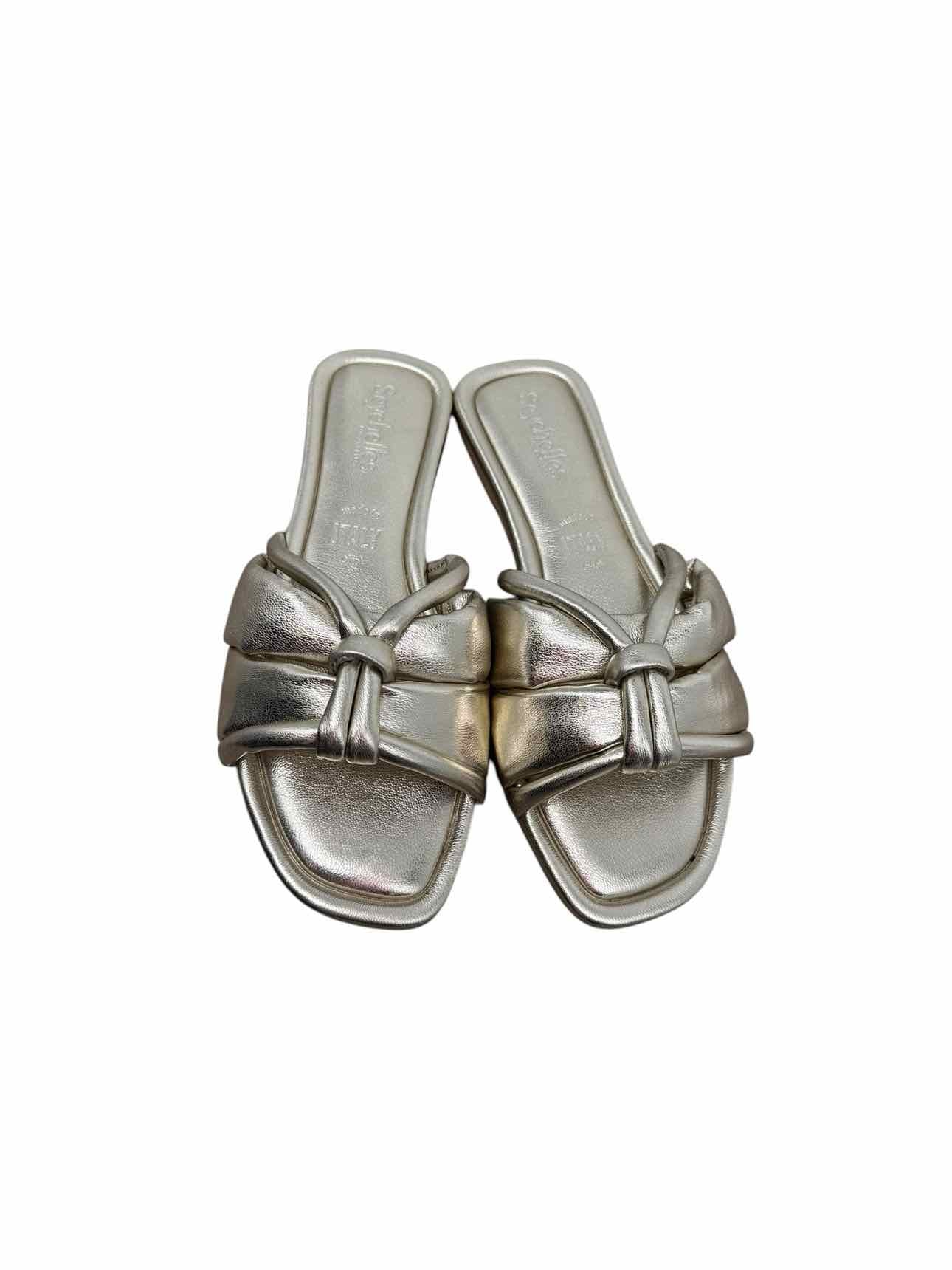 Seychelles Shades of Cool Sandals Metallic Gold Shoe Size 6