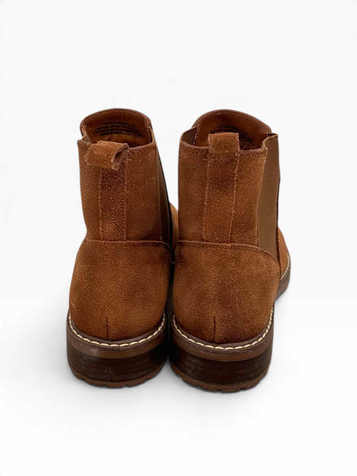 Steve Madden Thyra Lug Sole Chesnut Bootie Shoe Size 8.5