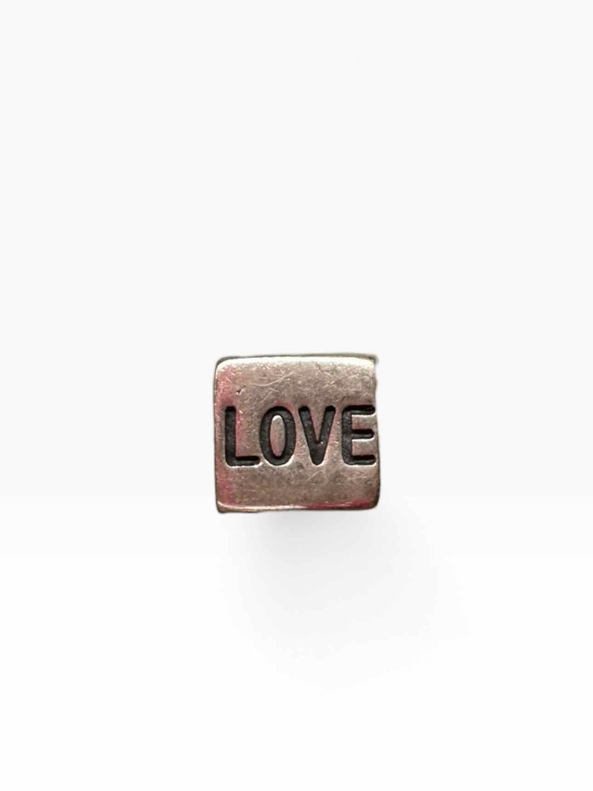 Pandora Sterling Silver Two-Tone "I Love You" Charm