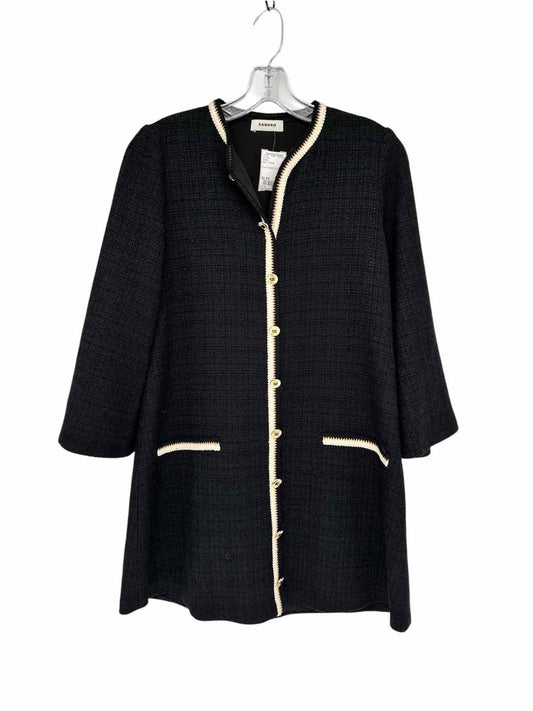 Sandro Black Eva Tweed Dress Size XS
