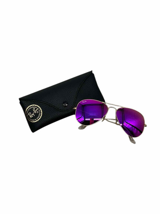 Ray-Ban Aviator Cyclamen Flash Lenses Sunglasses