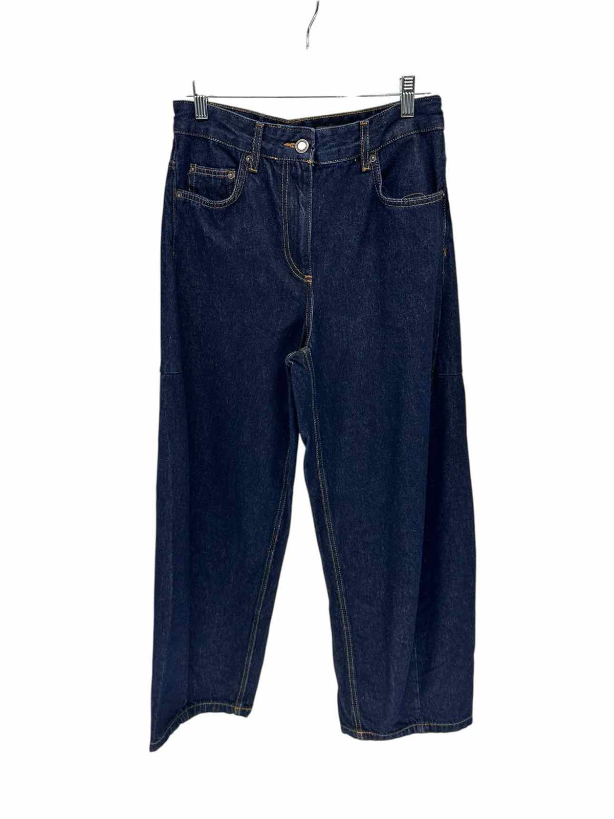 Zara Blue Barrel Jeans Size 6