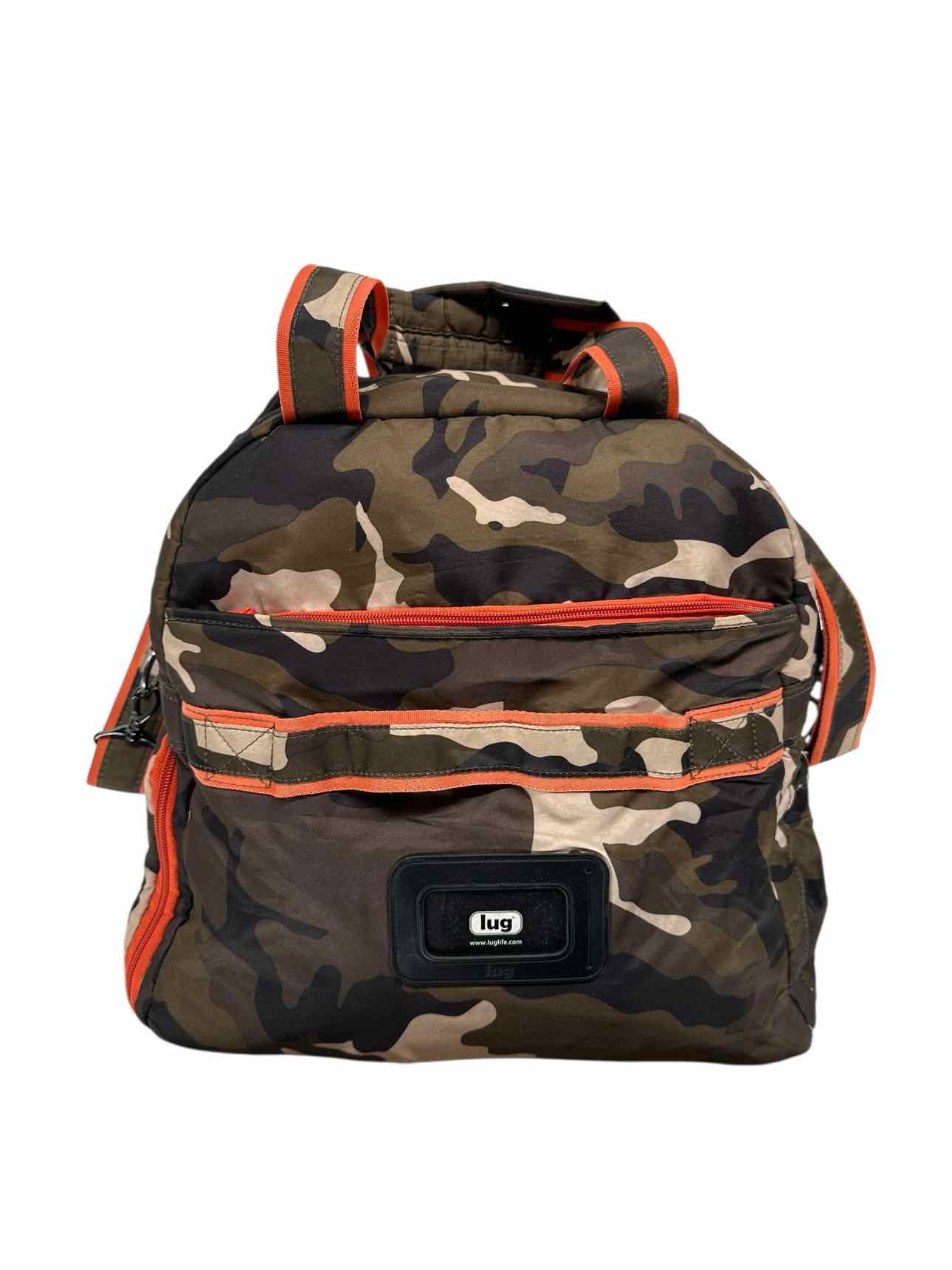 Lug Orange Label Camo Overnight Bag