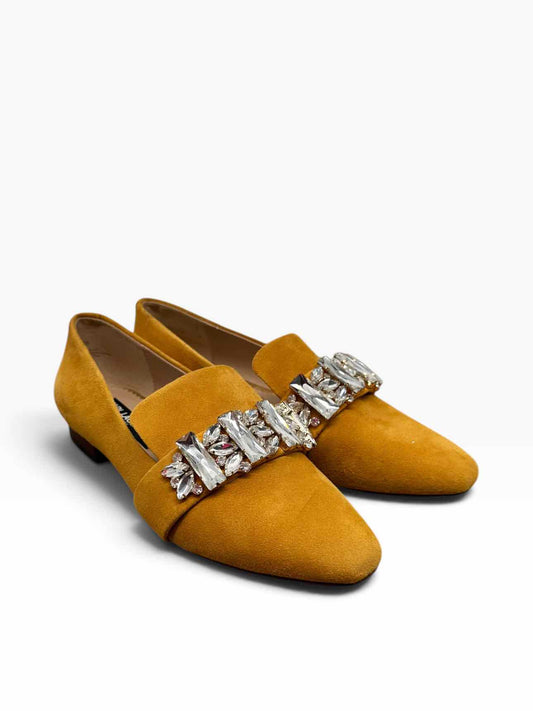 Karl Lagerfeld Mustard Flats Shoe Size 6.5