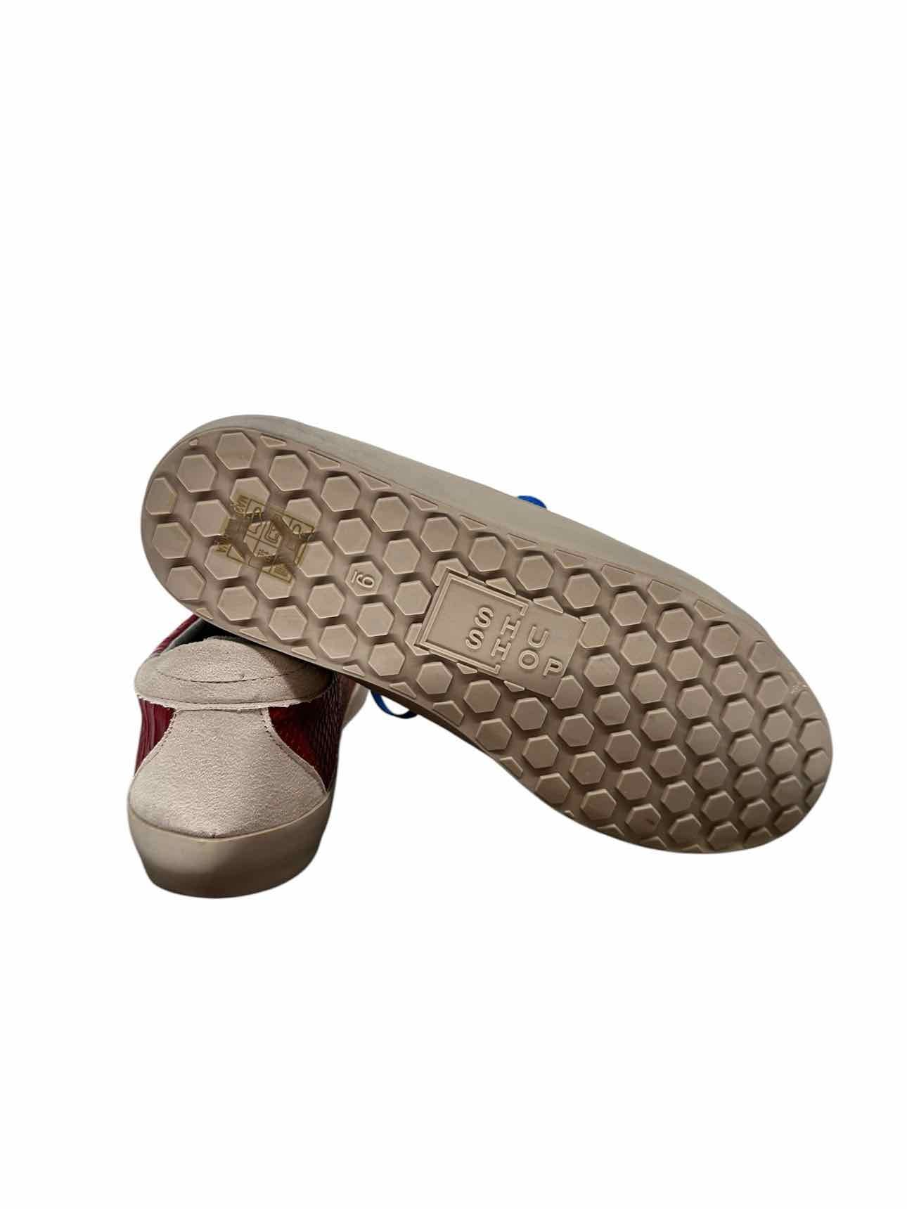Shu Shop Red Paula Sneakers Shoe Size 9 **NEW**