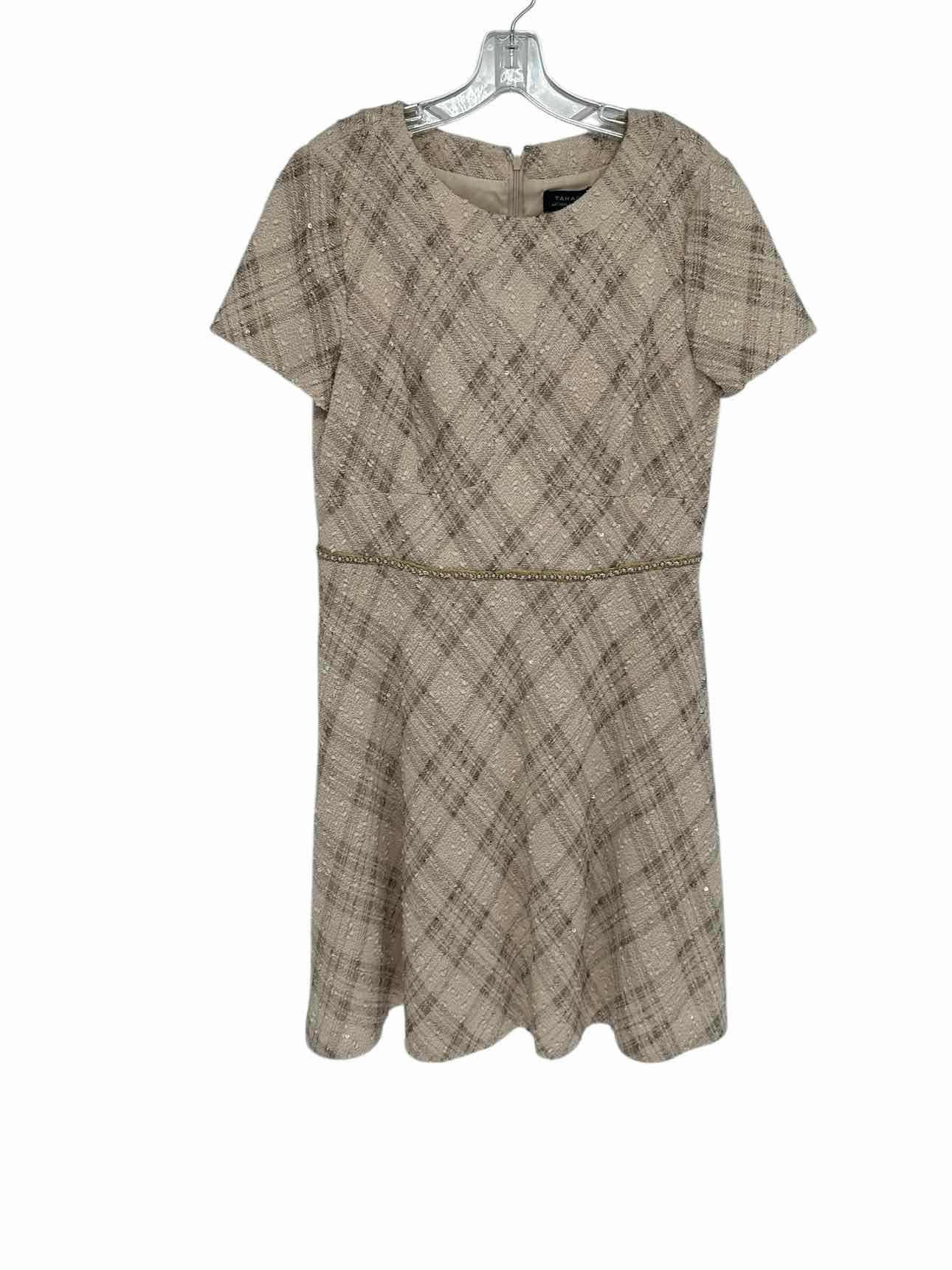 Tahari Beige Size 12 Dress