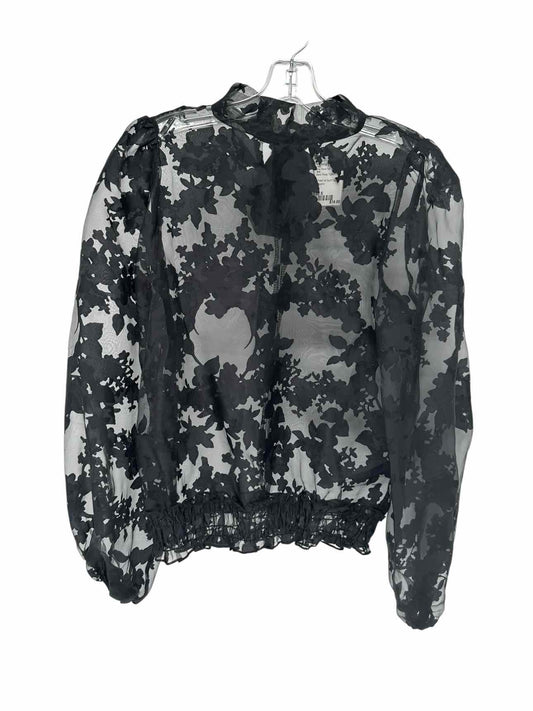 Zara Black Size S Long Sleeve Top