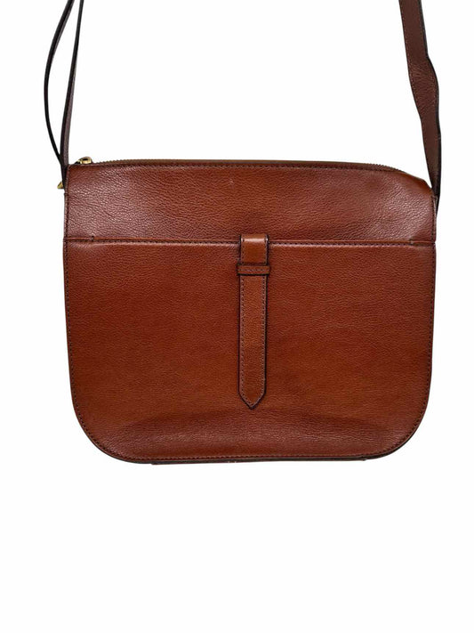 Fossil Tan Leather Crossbody