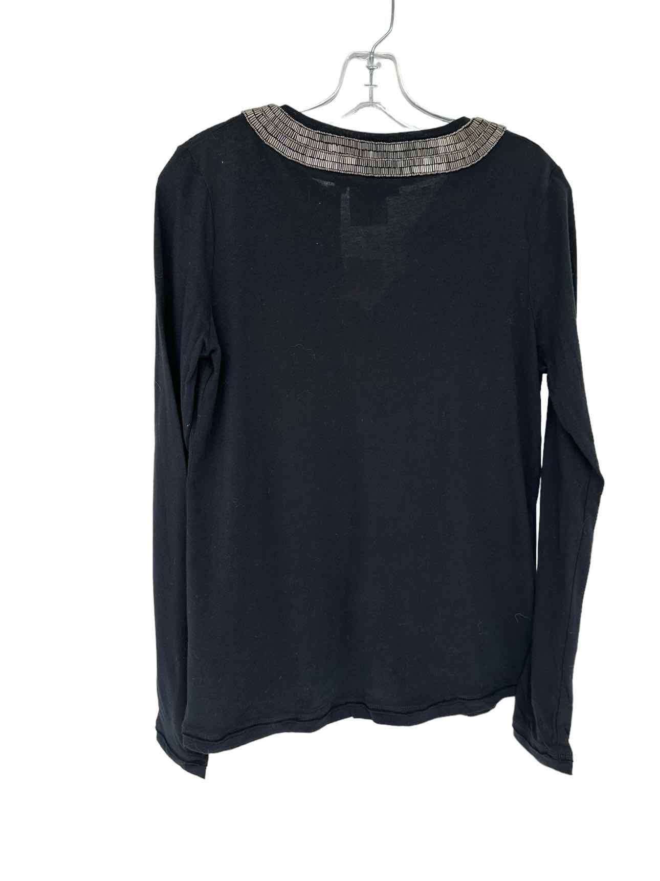 Tory Burch Black Size S Long Sleeve Top