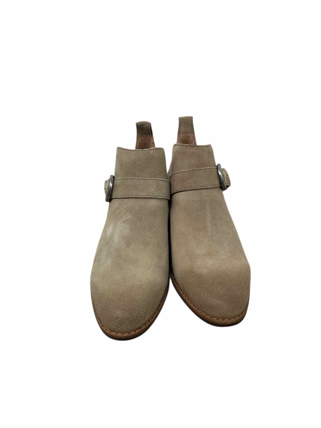 Frye Mia Cut Out Bootie Beige Shoe Size 8