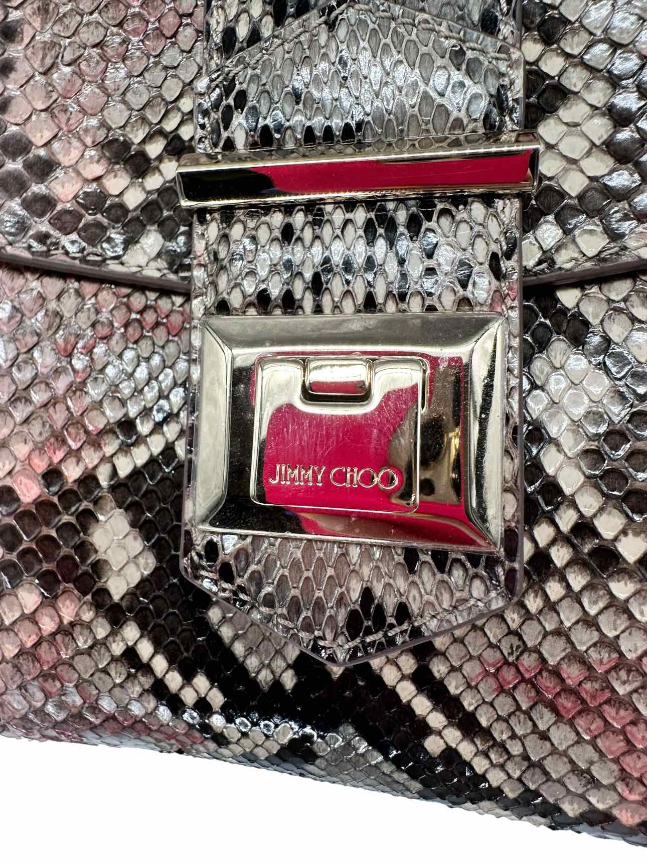 Jimmy Choo Miarianne Python Shoulder Bag