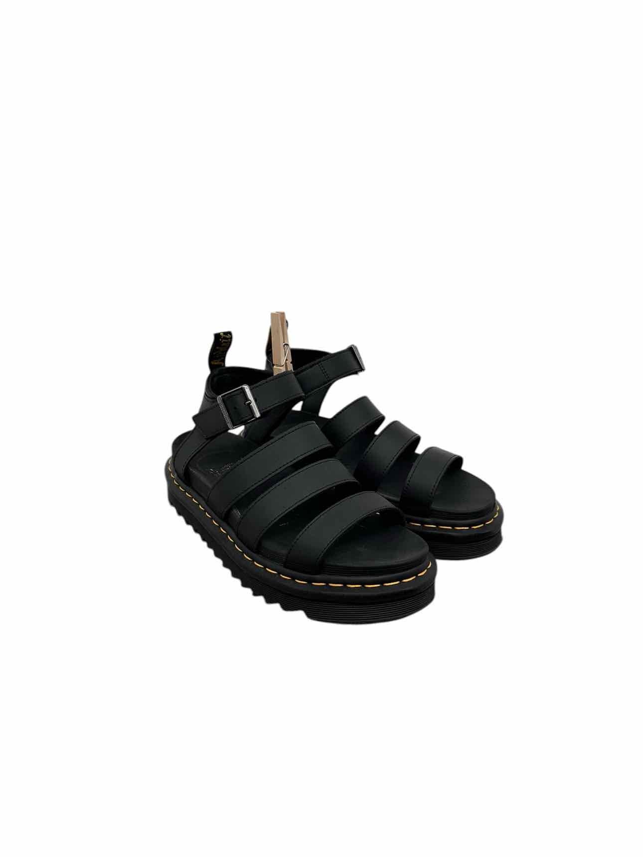 Dr. Martens Black Blaire Sandals Shoe Size 9