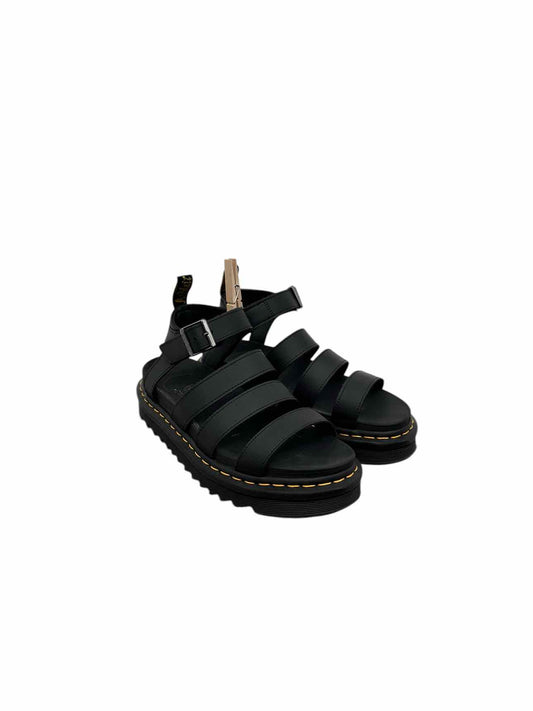 Dr. Martens Black Blaire Sandals Shoe Size 9