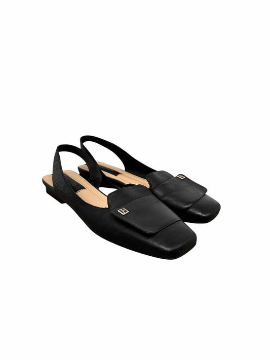 Franco Sorto Black Shoe Size 7.5 Slingbacks