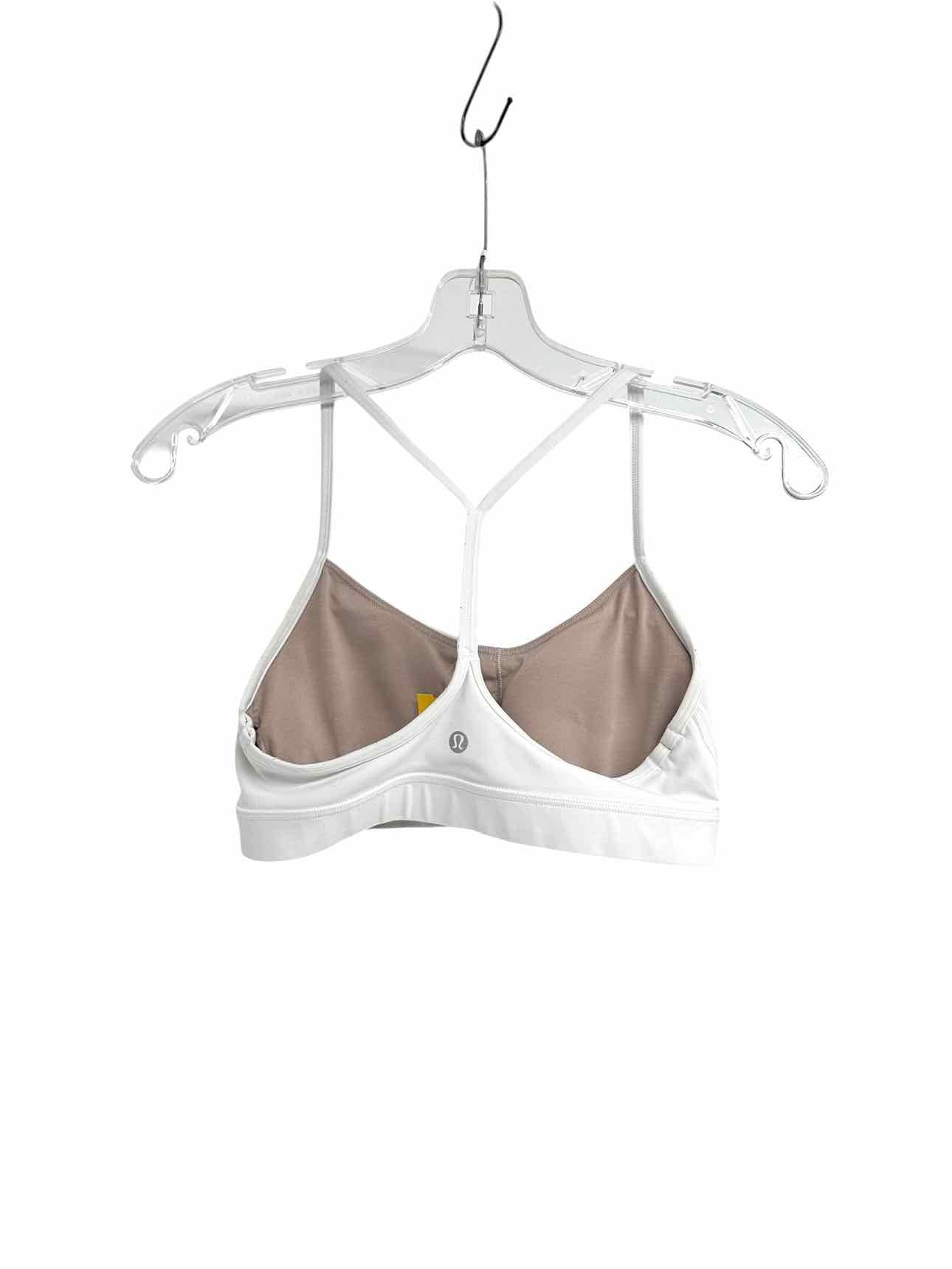 Lululemon Flow Y Bra White Size 8
