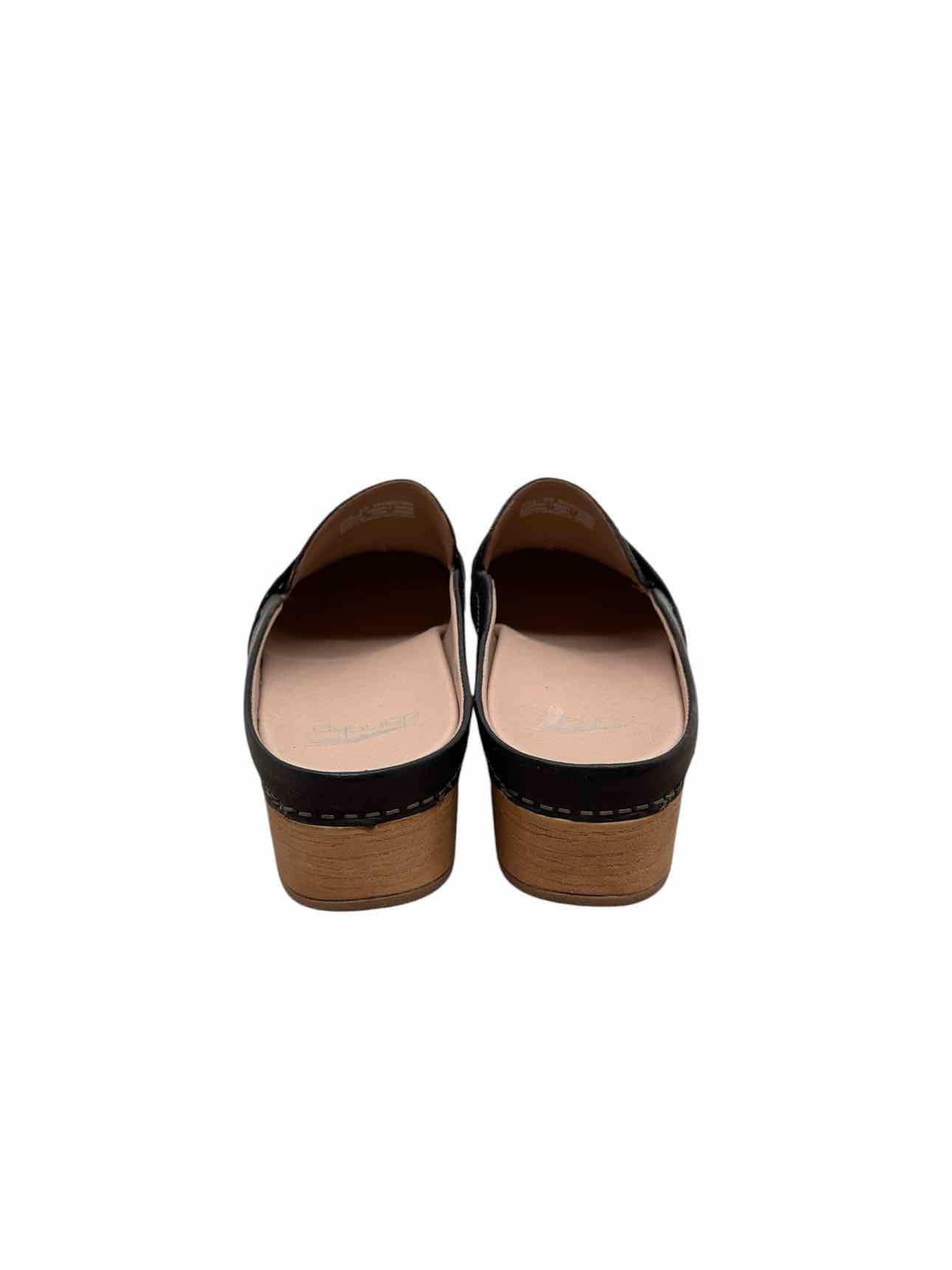 Dansko Black Penny Loafer Clogs Shoe Size 8.5/9  **NEW**