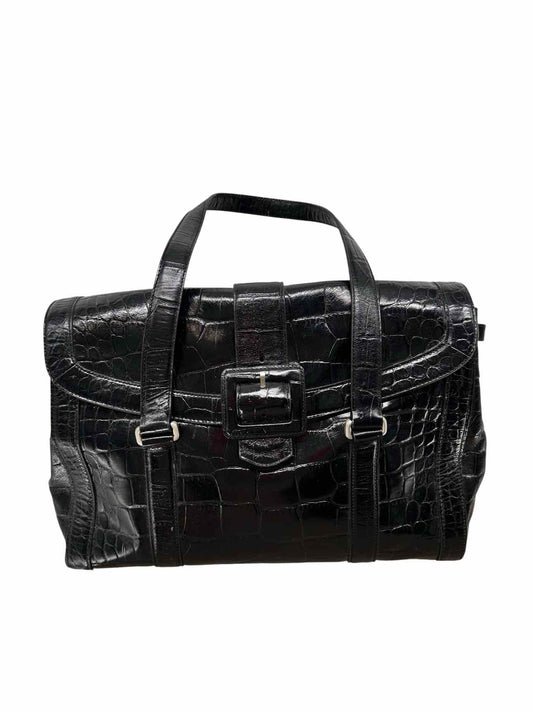 Ann Taylor Black Leather Tote