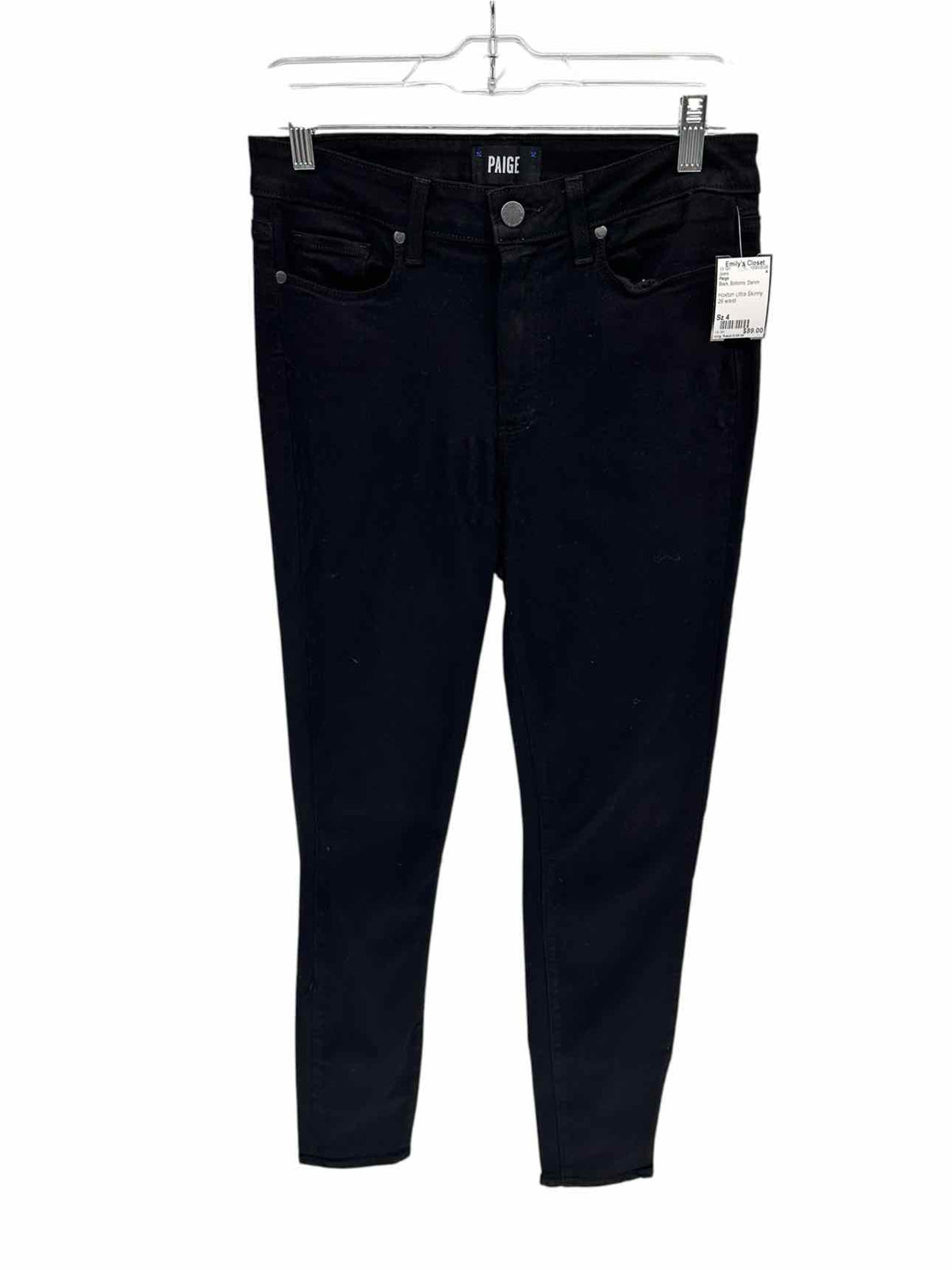 Paige Hoxton Ultra Skinny Black Jeans Size 4