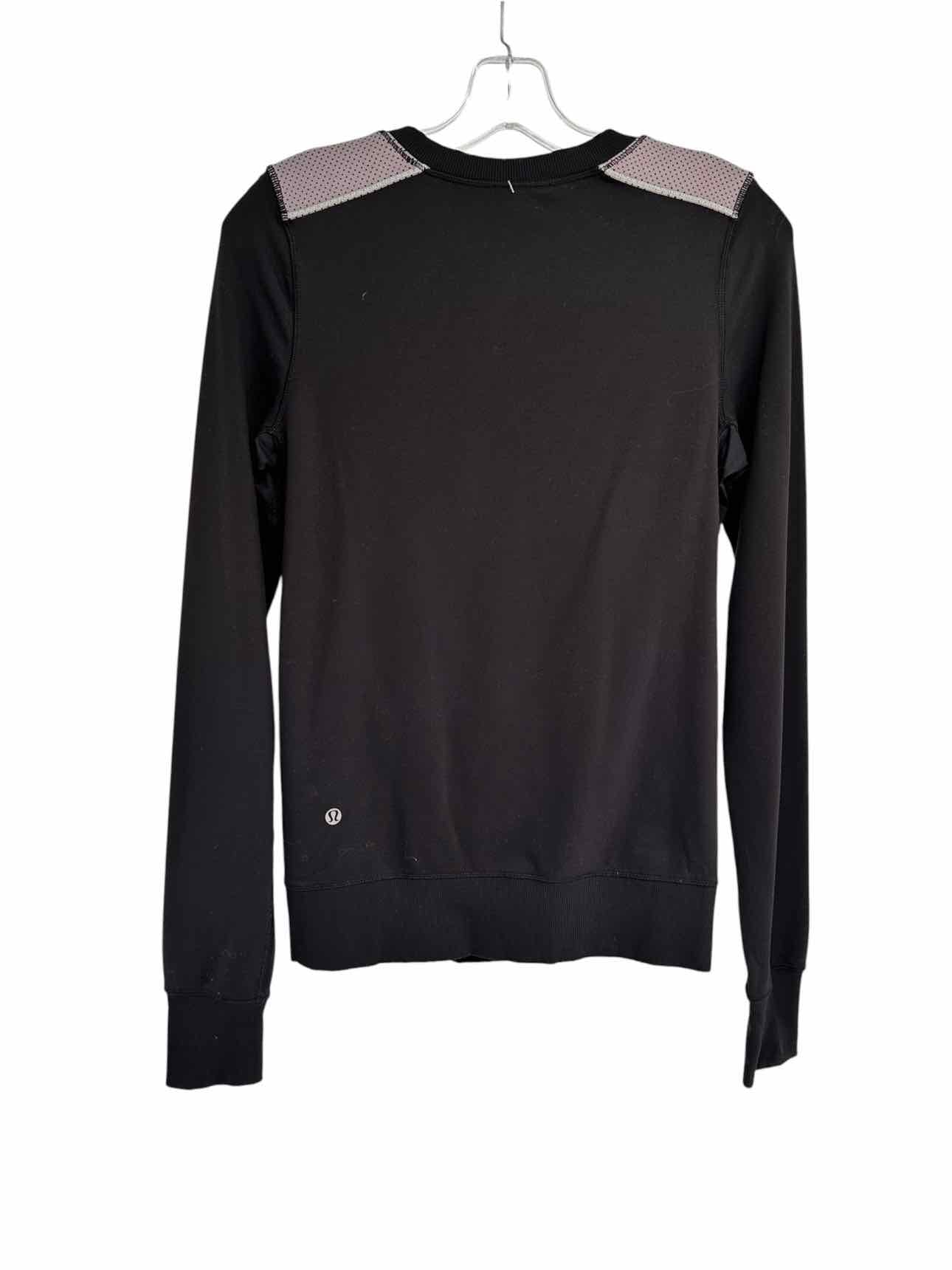 Lululemon Black In a Flash Long Sleeve Size 4