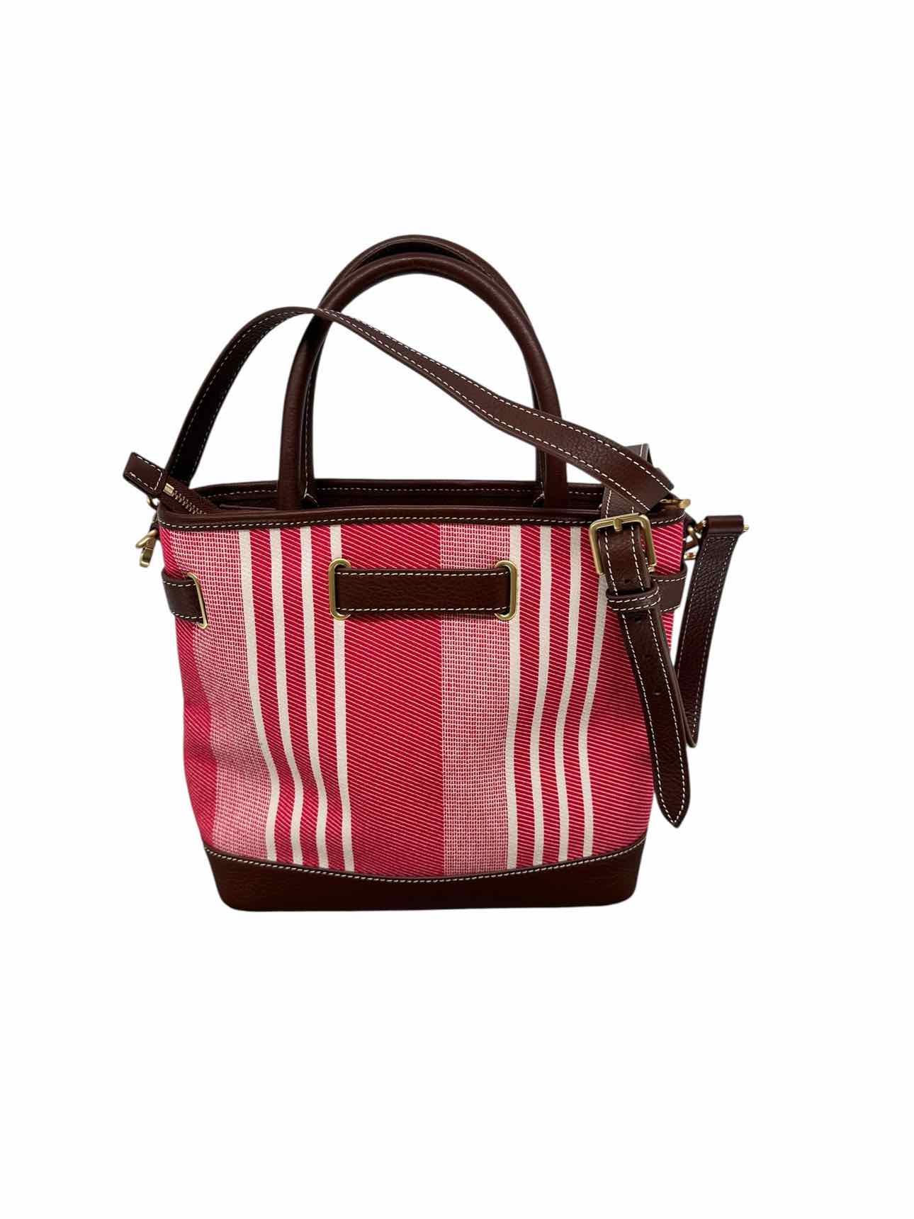 Talbots Red Canvas Satchel