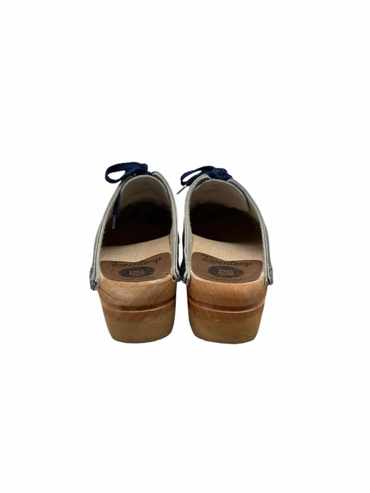 Troentorp Bastad Audubon Clogs SZ 36 Navy Shoe Size 6