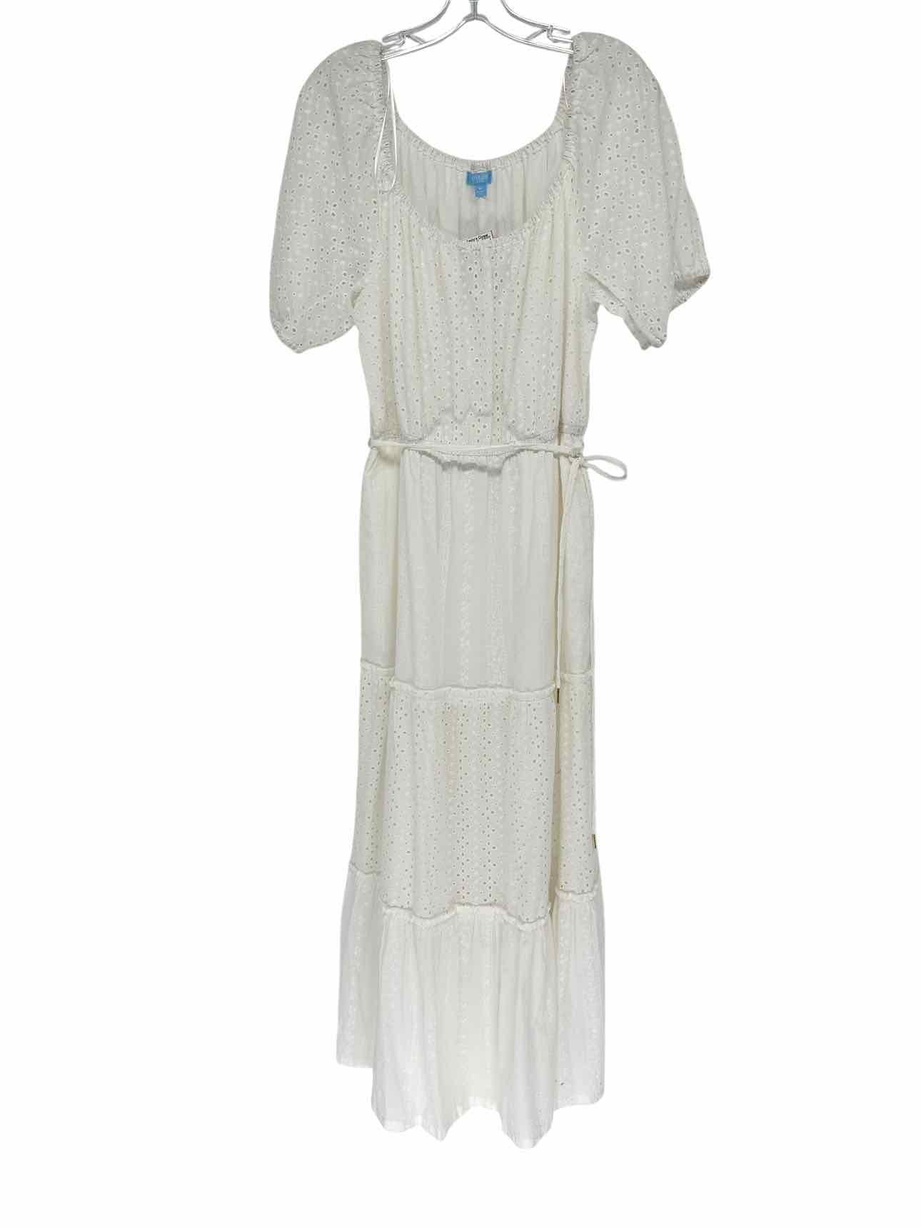 Draper James RSVP White Maxi Dress Size M