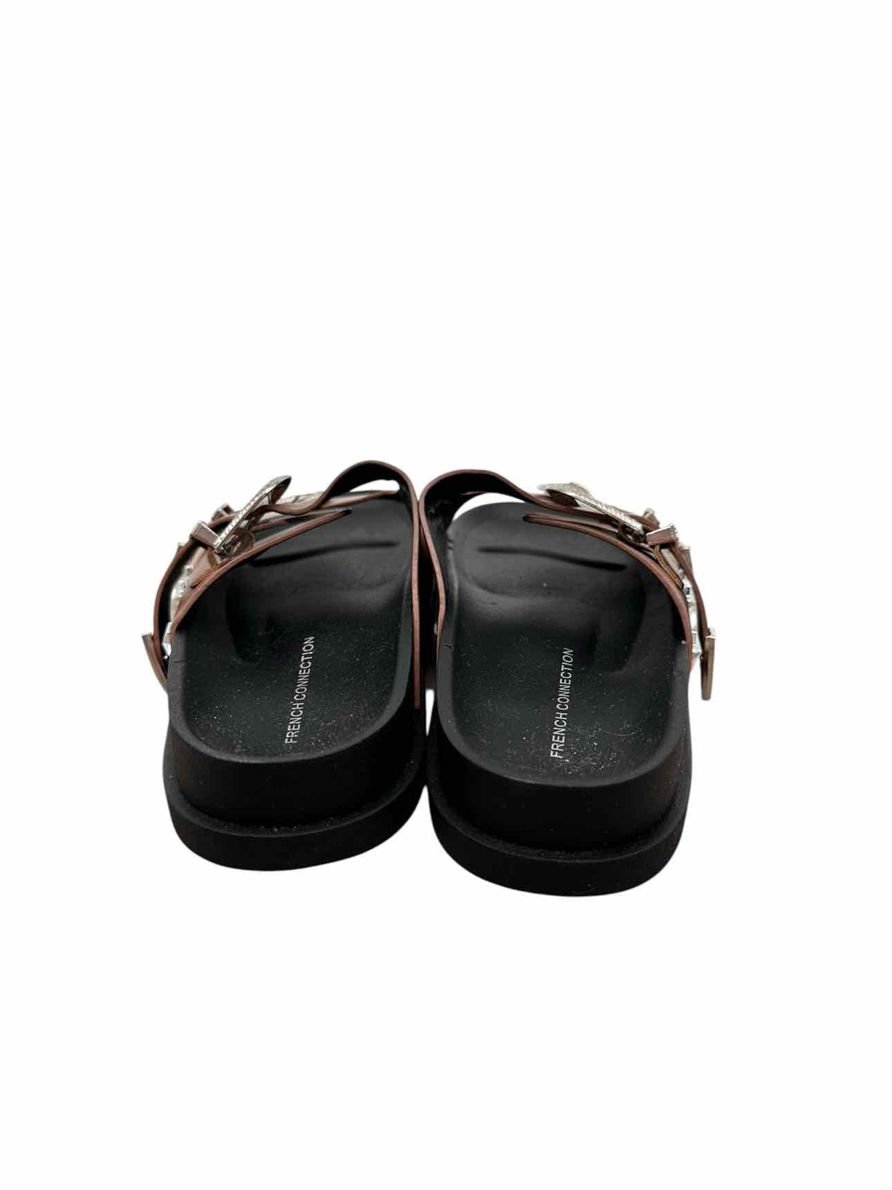 French Connection Western Slides Tan Shoe Size 8 **NEW**