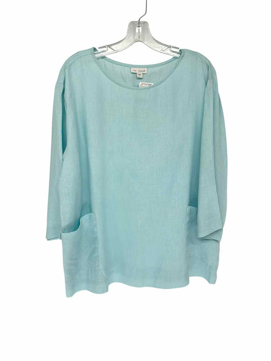J.Jill Lt. Blue Size M 3/4 Sleeve Top