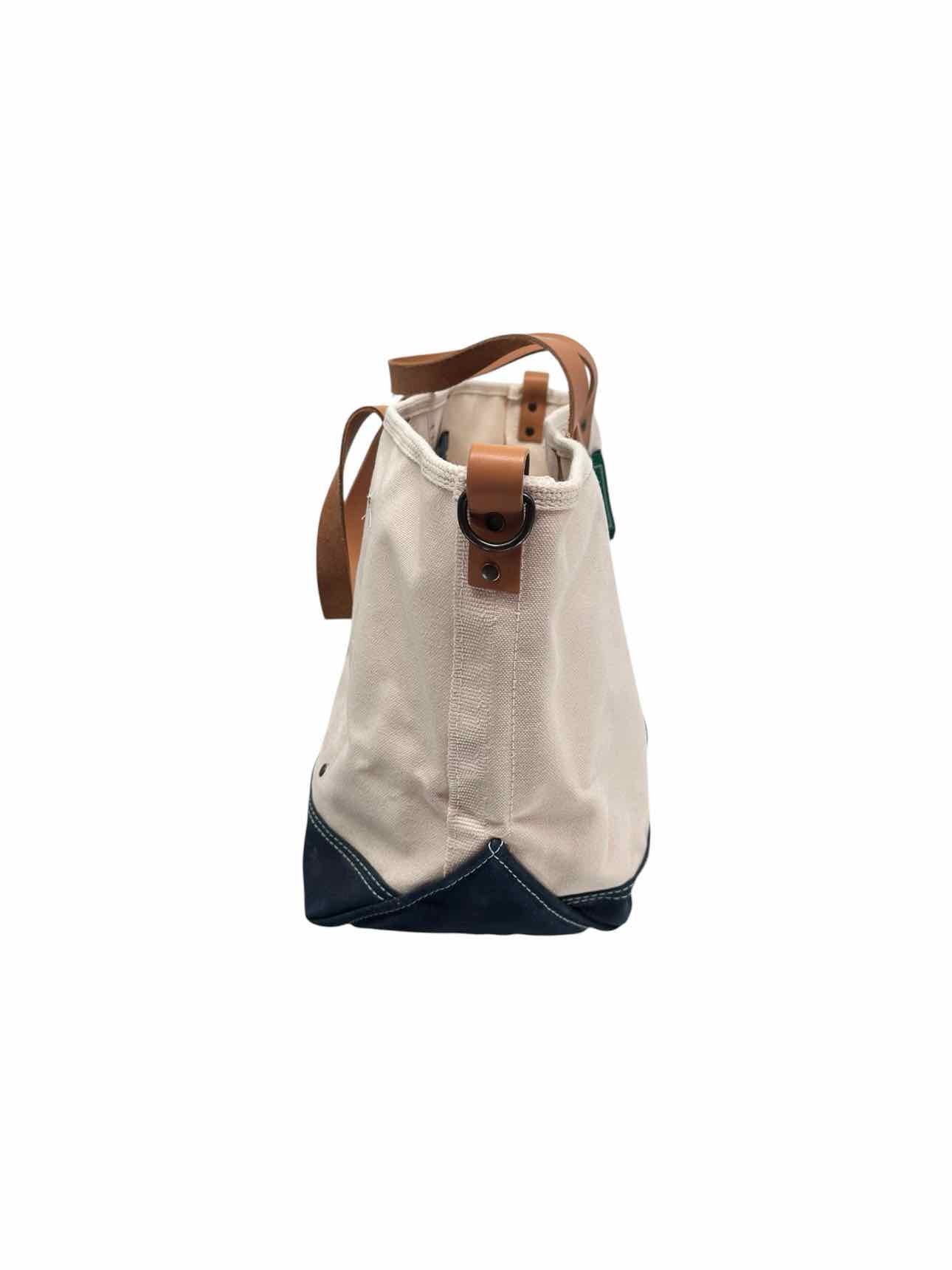 L.L.Bean Boat & Tote w/ Leather Trim  **NEW**