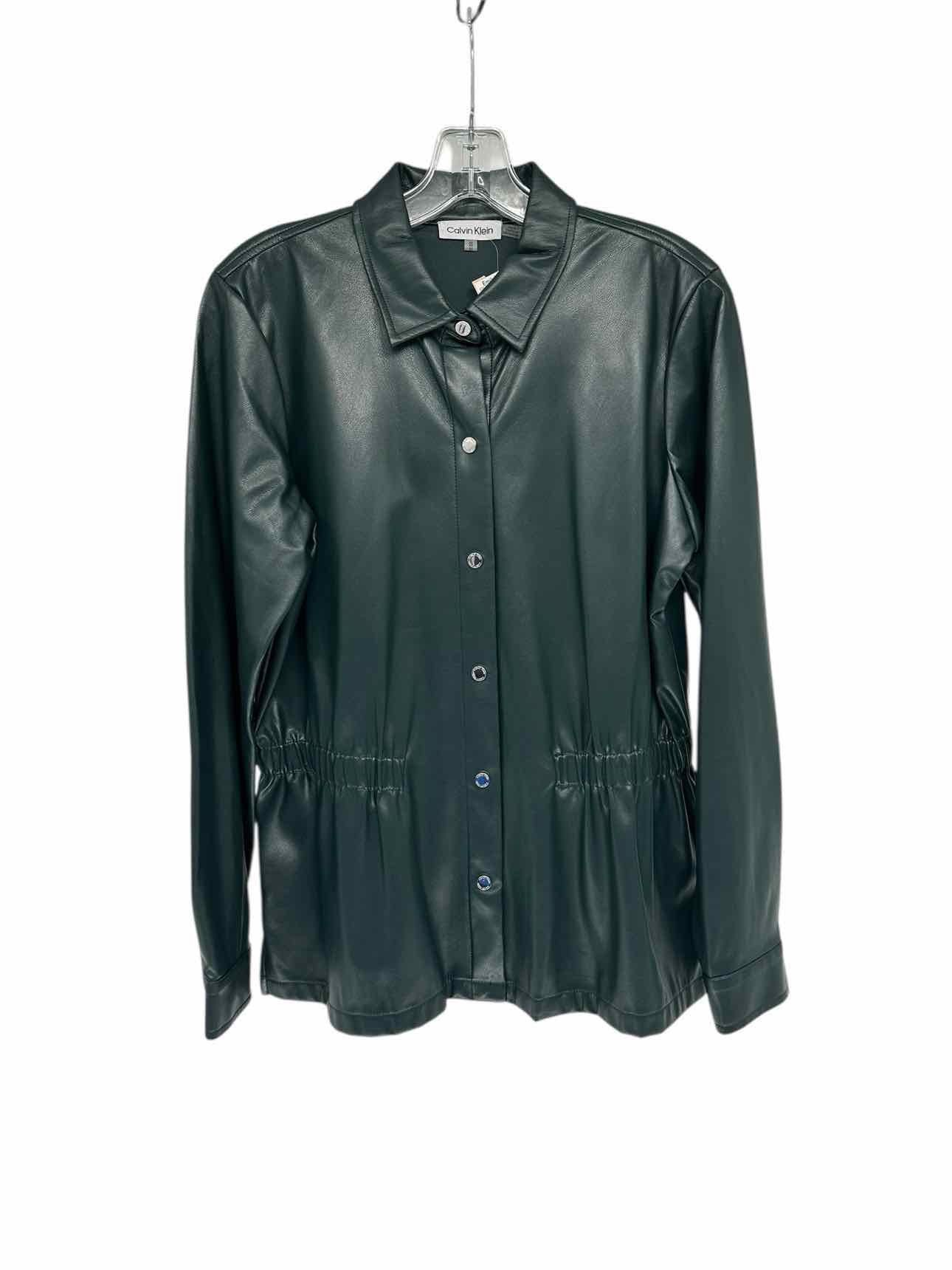 Calvin Klein Green Size M Long Sleeve Top